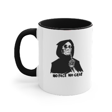 Discover No face no case Accent Mugs