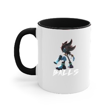 Discover Balls Shadow the Hedgehog Sonic Funny Meme Accent Mugs