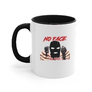 Discover No Face No Case Accent Mugs