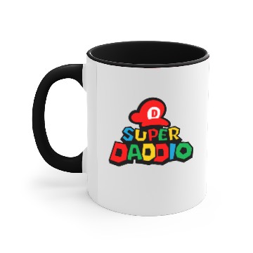 Discover Super Daddio Accent Mugs