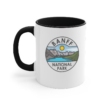 Discover Banff National Park Accent Mugs