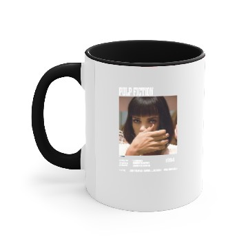 Discover Pulp Fiction Accent Mugs Movie Poster Tees