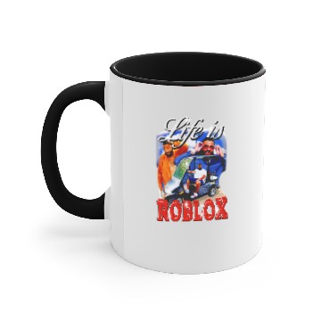 Discover DJ Khaled life is roblox Accent Mugs, Vintage Life Is Roblox Dj Khaled Accent Mugs