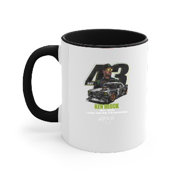 Discover Remember Ken Block Accent Mugs, Ken Block Never Die Accent Mugs