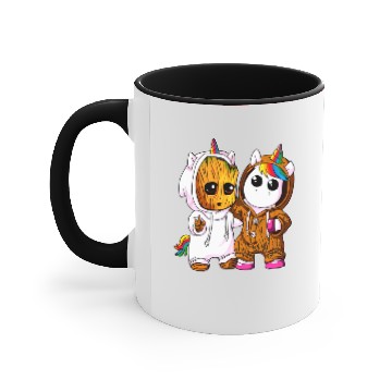 Discover Baby Groot And Unicorn Accent Mugs