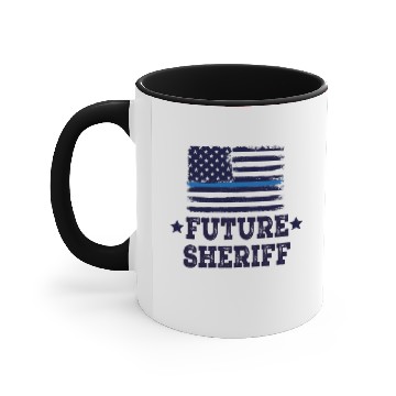 Discover Future Sheriff Law Enforcement Accent Mugs