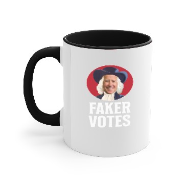 Discover Faker Votes Election Accent Mugs