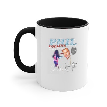 Discover Phil Collins Bootleg Black Accent Mugs