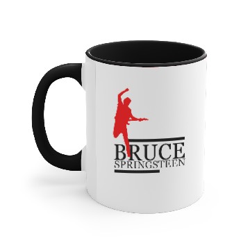 Discover Retro Bruce Springsteen Accent Mugs