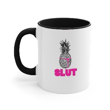 Discover Pineapple Slut - Pineapple Slut - Accent Mugs