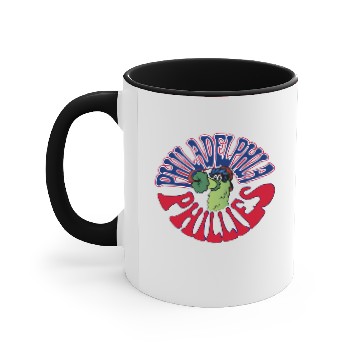 Discover Phillie Phanatic Cartoon Accent Mugs, Philadelphia Baseball Accent Mugs