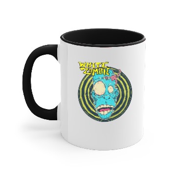 Discover White zombie Accent Mugs