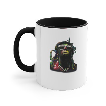 Discover Lil Wayne Color Face Accent Mugs