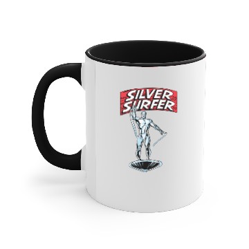 Discover Silver Surfer, The Silver Surfer Accent Mugs