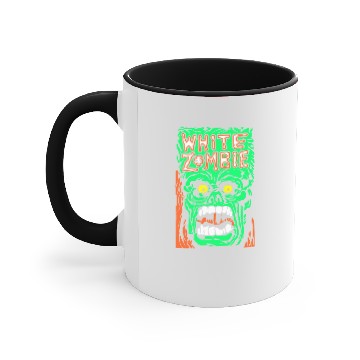 Discover white zombie Accent Mugs