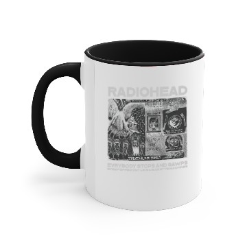 Discover Radiohead Vintage Accent Mugs