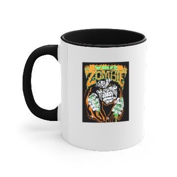 Discover White zombie Accent Mugs
