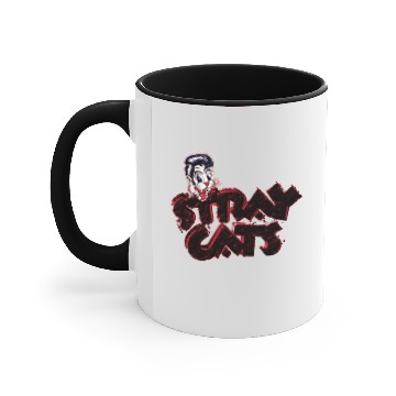 Discover stray cats Accent Mugs
