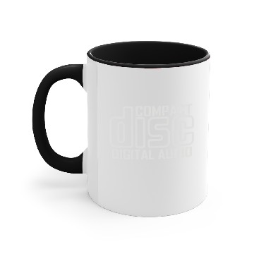 Discover Compact Disc digital Audio Accent Mugs