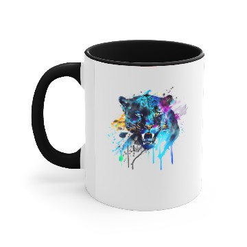 Discover black cats Paws panthers Wild Cat Graphic Face Accent Mugs
