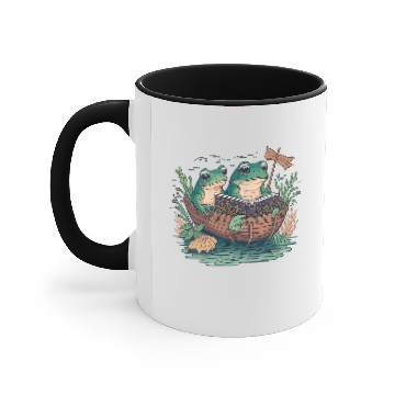 Discover Frog Gift Book Funny Retro Frog Toad Cottagecore Aesthetic Book Lover Accent Mugs