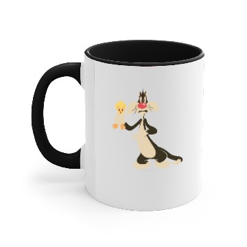 Discover SYLVESTER™ with TWEETY™ Accent Mugs