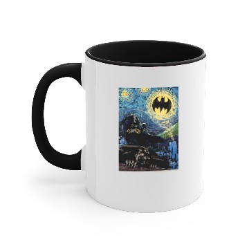 Discover DC Comics Batman Starry Night Style Painting Accent Mugs