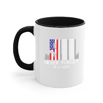 Discover 9/11 never forget Accent Mugs