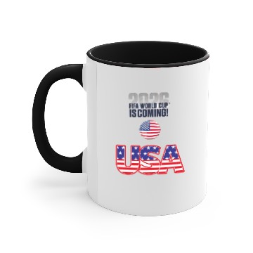 Discover World cup 2026 in America Accent Mugs