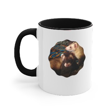 Discover Ferret Gift Adorable Ferrets Accent Mugs