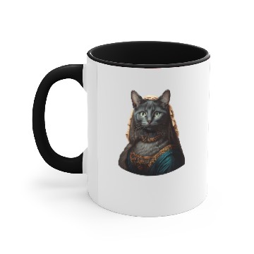 Discover black cats Paws Mona Lisa Meowna Lisa Cat Lover Owner Cat Mom Dad 3 Accent Mugs