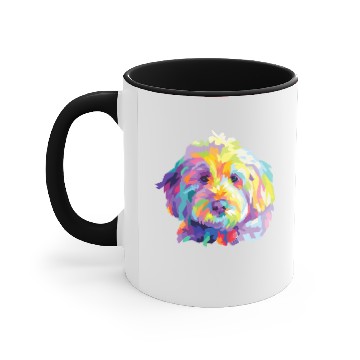 Discover Dog Goldendoodle Gift Labradoodle Cockapoo Mom Colorful Pop Art Accent Mugs