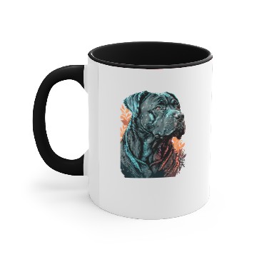 Discover Cane Corso Dog Illustration Accent Mugs