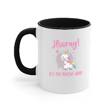 Discover Unicorns Kids Hooray Its My Gotcha Day Adoption Unicorns Adopting Gift Accent Mugs