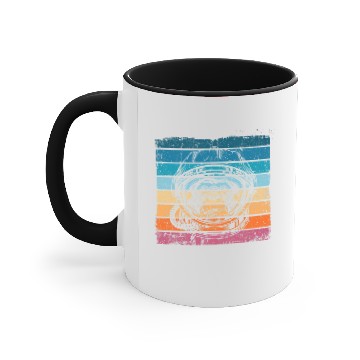 Discover Monkey Lover with Astronauts Helmet Retro Vintage Accent Mugs