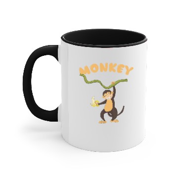 Discover Monkey Lover Zoo Animal Lover Chimpanzee Cute Monkey Accent Mugs