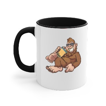 Discover Monkey Lover Funny Monkey Drinking Boba Tea Matching Bubble Milk Tea Accent Mugs