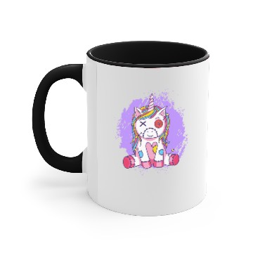 Discover Unicorns Magical Rainbow Dolls Curse Witchcraft Black Magic Accent Mugs