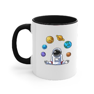Discover Astronauts Juggle Astronaut Accent Mugs
