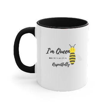 Discover Bee Beekeeping Queen Bee 309 Beekeeper Accent Mugs