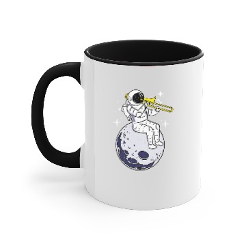 Discover Astronauts Playing trombones Vintage Accent Mugs