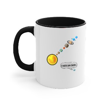 Discover Astronomy Lover Funny Pluto and Solar System Space Science Astronomy Gift Accent Mugs