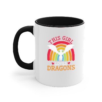 Discover Dragon Animals Book This Girl Loves Dragons And Books Literature Bibliophile Accent Mugs