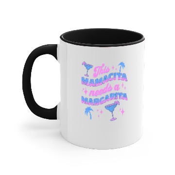 Discover This Mamacita Needs A Margarita Cinco de Mayo Spring Break Accent Mugs