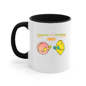 Discover Peach versus Lemon iced Tea Video Game Accent Mugs