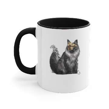 Discover Cat Paws Maine Coon Steampunk Accent Mugs