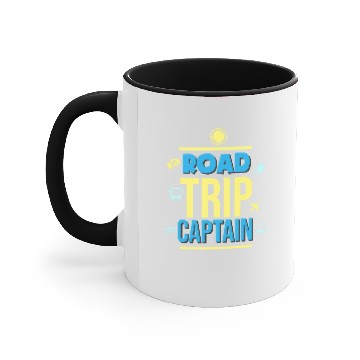 Discover Road Trip Captain Accent Mugs