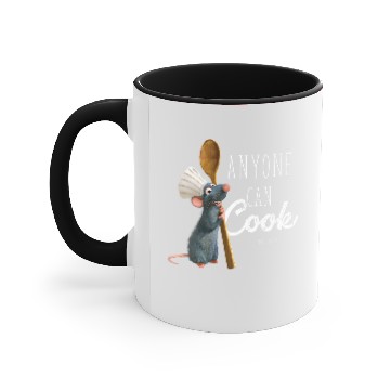 Discover Womens Disney Pixarss Ratatouille Remy Anyone Can Cook VNeck 3D Accent Mugs