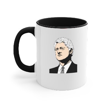 Discover bill clinton Accent Mugs