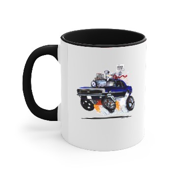 Discover RAT POWER 1968 Blue Camaro - Camaro - Accent Mugs